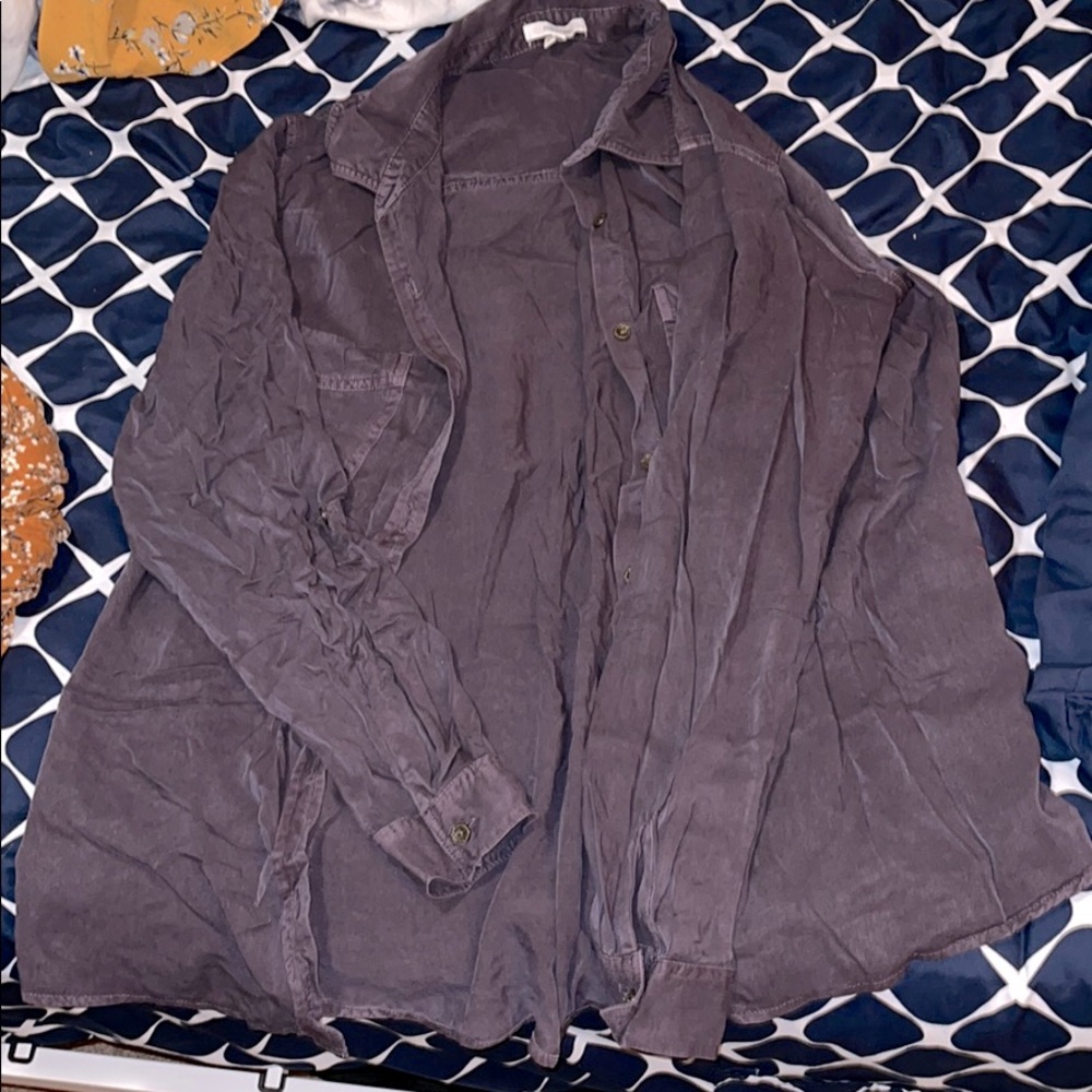 Dark purple over shirt